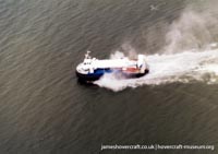 AP1-88 hovercraft promotional day by BHC -  (credit: The <a href='http://www.hovercraft-museum.org/' target='_blank'>Hovercraft Museum Trust</a>).